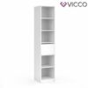 Vicco Visit nyitott fülkés előszoba szekrény 2775, fehér, 189,9x35,3x49,9 cm