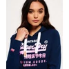 SUPERDRY NŐI KAPUCNIS SZABADIDŐ FELSŐ, PULÓVER, S