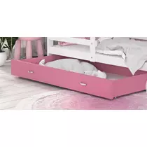 Ágyneműtartó fiók, 159 cm, rózsaszín
