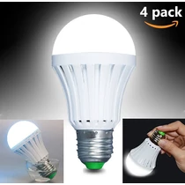 Intelligens led izzó E27, 5 Watt=60 Watt, normál foglalattal, 4 db-os szett