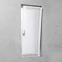 Basic 75x 130 cm feszített harmónika roló, pliszé, fúrás nélkül, fehér