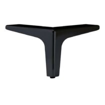 Sarok bútorláb fekete, 10 cm