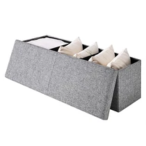Casaria összecsukható 130L-es tároló pad,115x38x38 cm, világosszürke