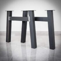 Magna H alakú acél asztalláb szett, 2 db