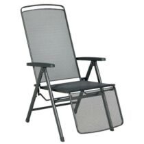 Acamp Stratos összecsukható, dönthető kerti szék, acél, antracit (56932)