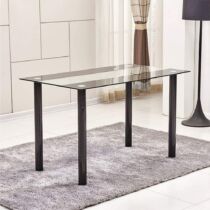 Ansley & HosHo acél asztalláb szett, 4 db, 74 cm, fekete