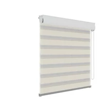 Decosol 90×210 cm kazettás sávos roló, dupla roló, zebra roló, len