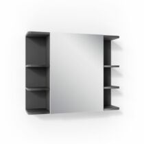 Vicco Fynn tükrös szekrény 80x64 cm, antracit