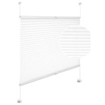 Woltu 45x130 cm feszített pliszé, fúrás nélkül, fehér