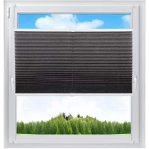 Woltu 55x100 cm feszített pliszé, fúrás nélkül, antracit