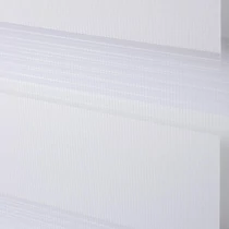 Woltu 120×150 cm sávos roló, dupla roló, zebra roló, fúrás nélkül, fehér