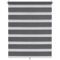 Woltu 75×120 cm rugós sávos roló, fúrás nélkül, vezeték nélkül, sötétszürke