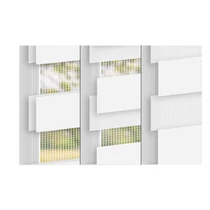ECD germany 95 X 150 cm sávos roló, dupla roló, zebra roló, fúrás nélkül, fehér