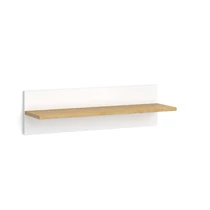Vitalispa Malia gyerekszoba fali polc, 20x70x18,4 cm, fehér-tölgy