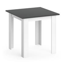 Vicco Karlos étkezőasztal 80 cm, antracit-fehér