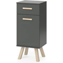 Vicco Hans midi szekrény, 88 cm, antracit