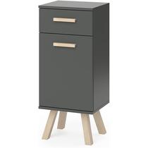 Vicco Hans midi szekrény, 88 cm, antracit