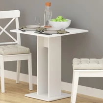 Vicco &quot;Ewert&quot; étkezőasztal, 2 személyes, fehér, 65 cm
