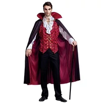 Spooktacular középkori vámpír férfi felnőtt jelmez, S