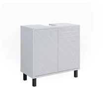 Vicco Agasta mosdószekrény, 56 cm, magasfényű fehér
