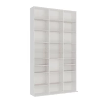 Vicco Anna CD, DVD polc, fehér, 102x178x23 cm