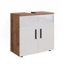 Vicco Irma mosdószekrény, 60 cm, tölgy/fehér