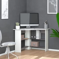 Vicco Arion sarok íróasztal, 90x90 cm, fehér-antracit