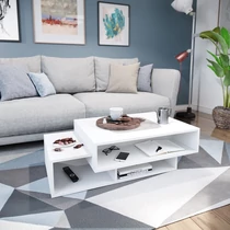 Vicco Bari dohányzóasztal, 105x60 cm, fehér