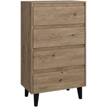 Vicco Bahia 4 fiókos komód, tölgy, 70x117 cm