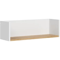 Vicco Viktor fehér falipolc arany tölgy betéttel – 60 × 20 × 20 cm