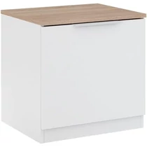 Vicco Betti éjjeliszekrény, fehér-sonoma, 50 cm 