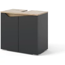 Vicco Marelle mosdószekrény, 60 cm, antracit/tölgy