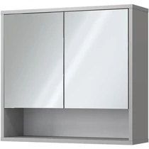 Vicco Eliza tükrös szekrény, 70x65 cm, szürke