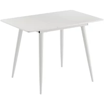 Vicco Beaver kihúzható étkezőasztal, fehér, 80-110 cm