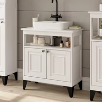 Vicco Vanity fehér fürdőszobai mosdószekrény–60×65×30 cm