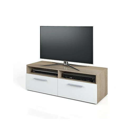 Vicco Diego TV állvány, 95 cm, tölgy-fehér