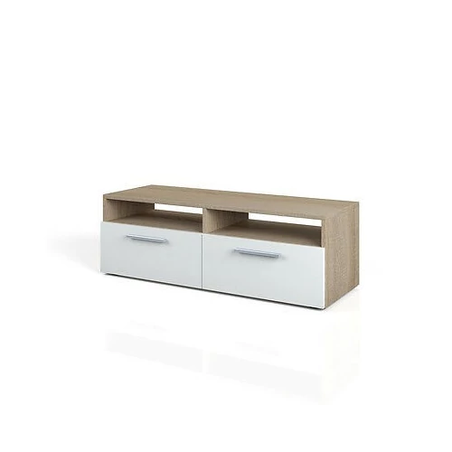 Vicco Diego TV állvány, 95 cm, tölgy-fehér