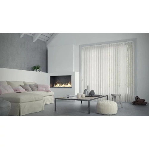 Bloom The Room műanyag szalagfüggöny, 200×250 cm, törtfehér