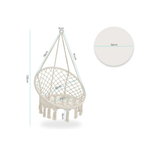 Kesser függőszék párnával, 150 kg -ig (4903)