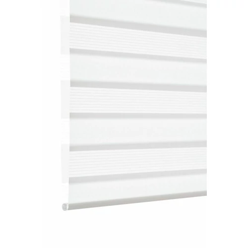 Gardinia 140×160 cm kazettás sávos roló, dupla roló, zebra roló, fehér