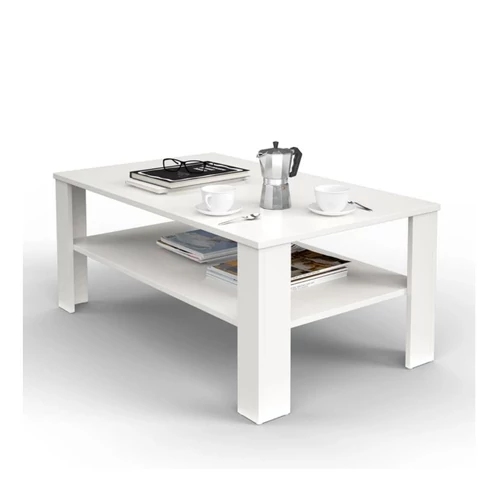 Vicco dohányzóasztal, 100 cm, fehér