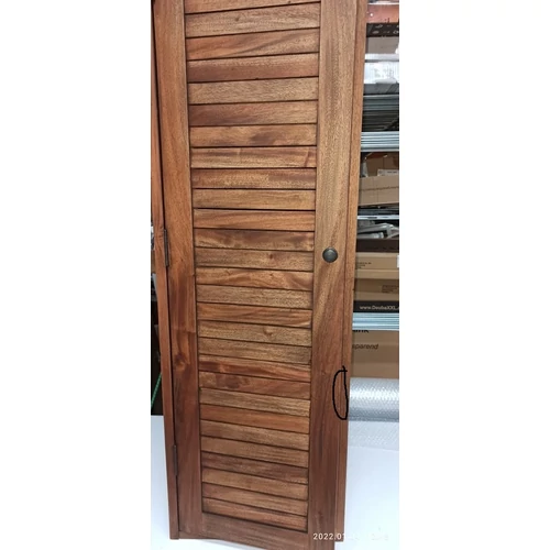 Tikamoon tömör mahagóni fali szekrény, 120x35x30 cm, B. kategória