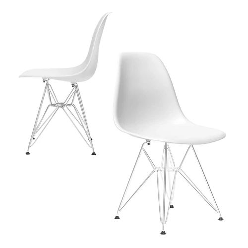 Eiffel design szék, fehér, 2 db