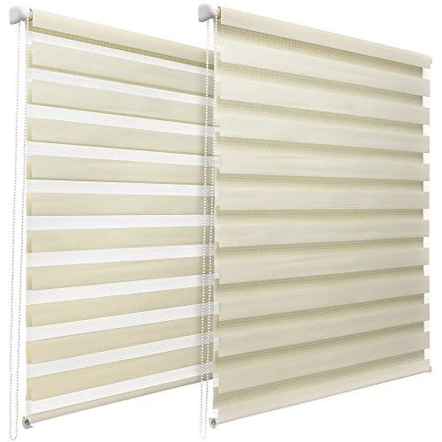 Solroyal 40 X 150 cm sávos roló, dupla róló, zebra roló, krém