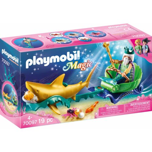 Playmobil Magic a tenger  királya, cápafogattal, - 70097