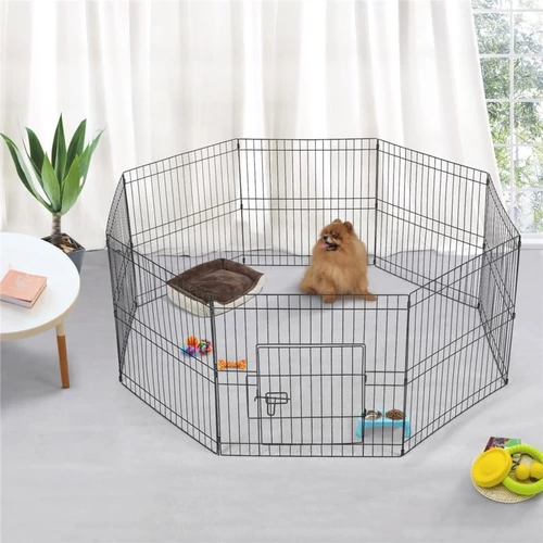 Yaheetech kölyökkutya / kisállat kennel, kifutó
