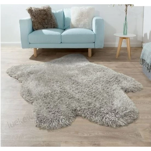 Paco Home Zotty műszőrme szőnyeg, 60×100 cm, szürke