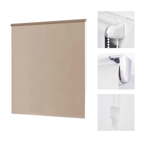 Sbartar 70×170 cm árnyékoló/sötétítő roló, fúrás nélkül, bézs