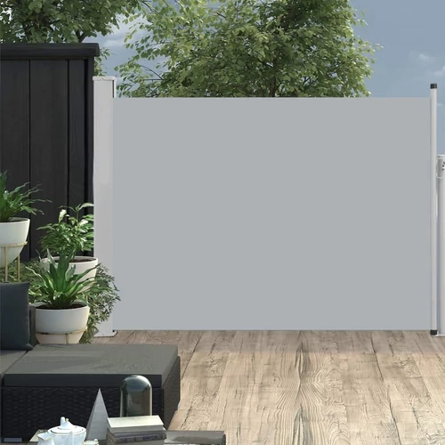 Kihúzható szélfogó, térelválasztó 120 x 500 cm, szürke