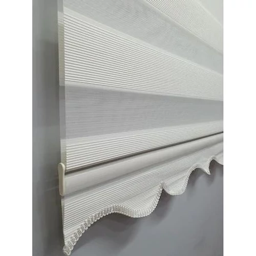 Rakott sávos roló, dupla roló, zebra roló, 95×200 cm, fehér